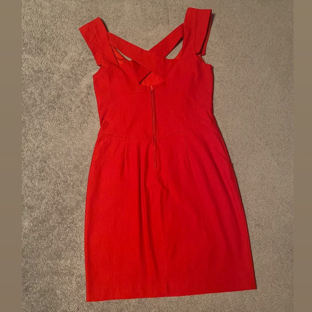 Red Mini Dress - Picture 2 of 2